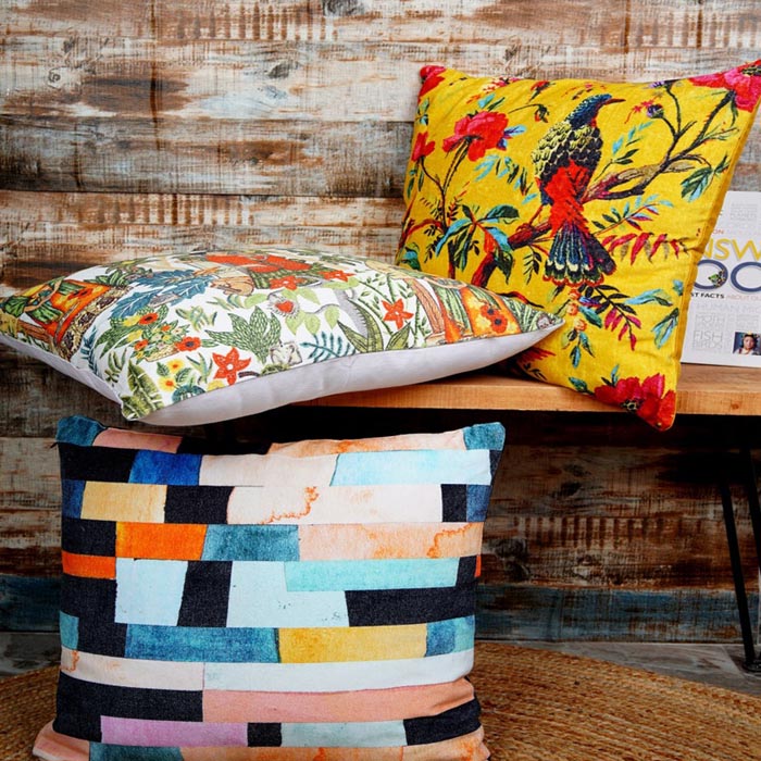 Mexican Painter Pillow Case, Frida Floral Decorative Cushion, Mexican Painter Art Garden Country Mexico Muertes Cushion Cover CC58