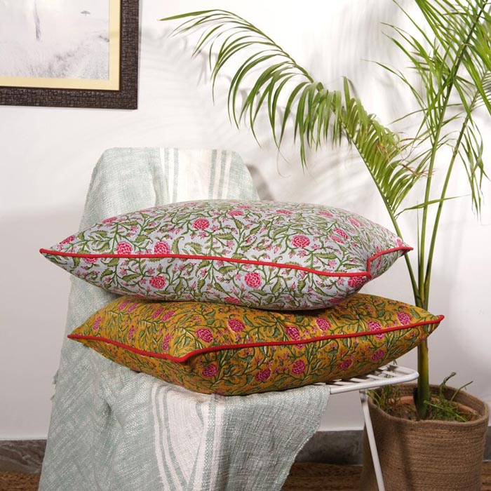 Mexican Painter Pillow Case, Frida Floral Decorative Cushion, Mexican Painter Art Garden Country Mexico Muertes Cushion Cover CC96