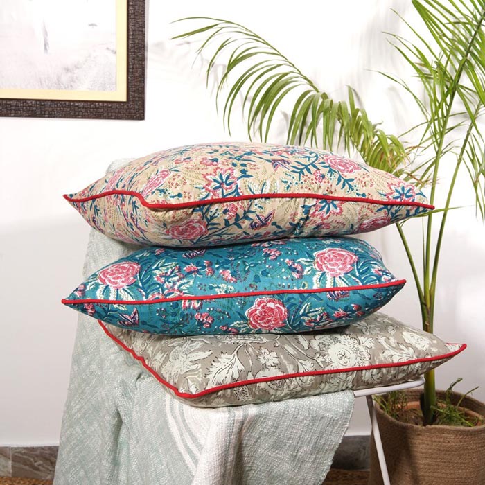 Mexican Painter Pillow Case, Frida Floral Decorative Cushion, Mexican Painter Art Garden Country Mexico Muertes Cushion Cover CC97