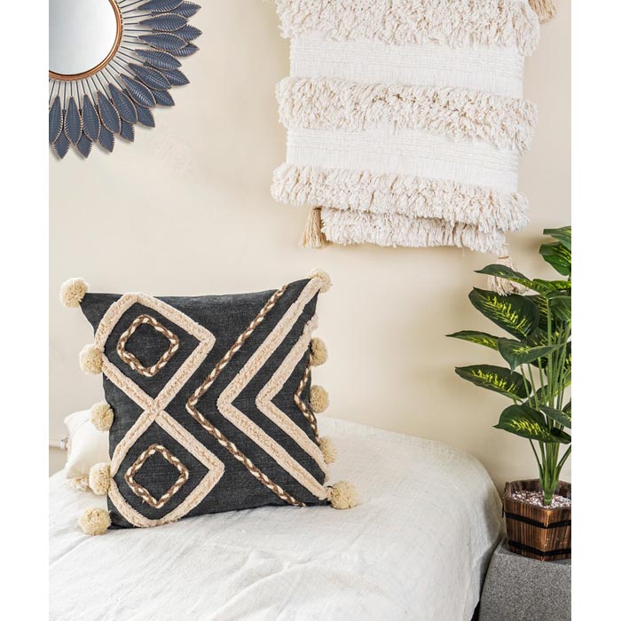 Moroccan Cactus Silk Inspired Cushion Repurposed Sabra Rug Cactus Silk Pillow Cover Accent Pillow Cover Moroccan Decor 50x50cm CC169