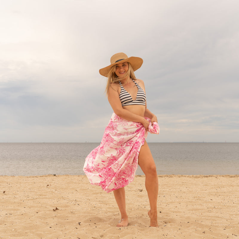 Paradise Pink - 100% Cotton Sarong