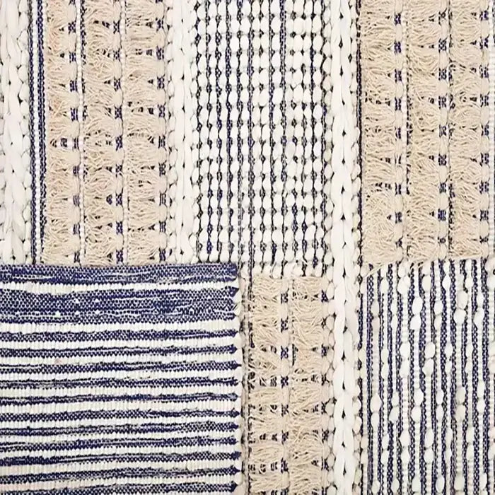Scandinavian rug, Boho rug, Harmoni 4x6 feet, Area rug, Cotton handwoven rug, beni ourain rug, nordic rugs, Tapis,Teppich, Modern shaggy rug