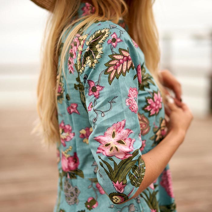 Set of 2 Umbrella Dresses Summer Dress Boho dress Long Boho Dress Floral Print Price includes 2 Sizes S,M,L,XL BD30
