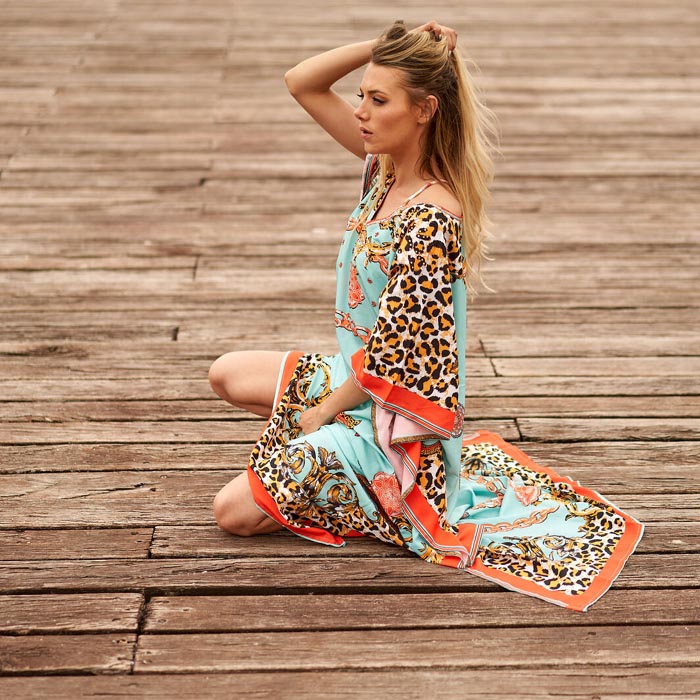Silk Blend kaftan for women Long Caftan Resort Wear Vacation Beach Dress Boho Silk Dress Kaftan Floral SK03