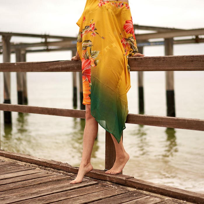 Silk Blend kaftan for women Long Caftan Resort Wear Vacation Beach Dress Boho Silk Dress Kaftan Floral SK11