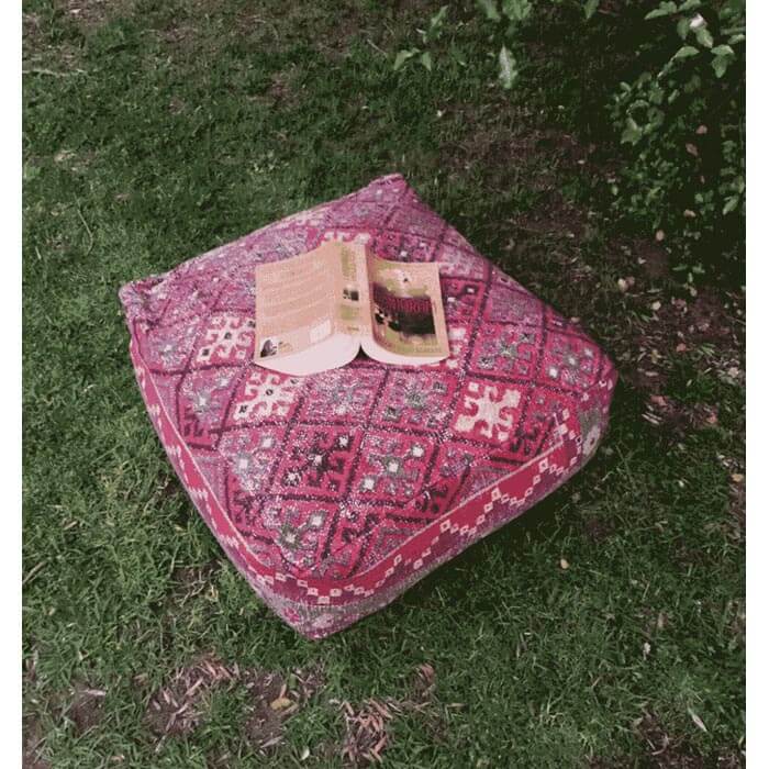 Stunning Moroccan Cushion Cover, Pouf, Beanbag, Yoga Meditation Cushion, Linen Connections, Ottoman, Footstool, Home Decor Gift OT22