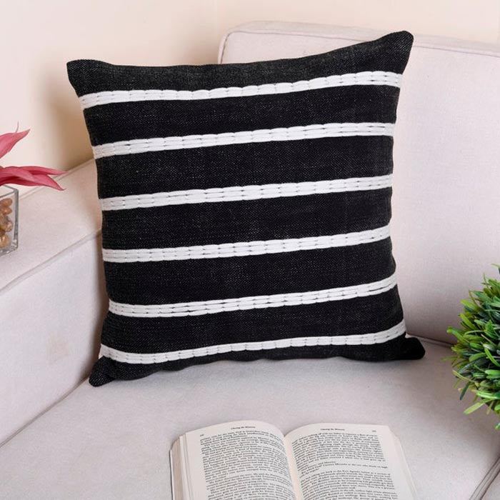 Tassels Linen Cushion Cover 50x50cm Beige Pillow Cover Handmade Boho rustic decor cream Moroccan Cushions Hand Tufted Cushion Lumbar Pillow CC204