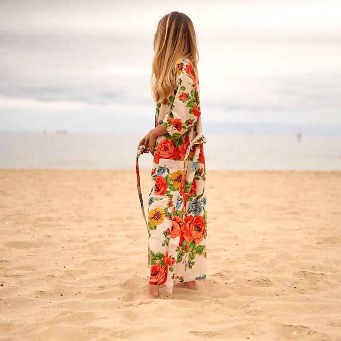 Unisex Waffle Linen Robe Cotton Kimono Robe Gift for her Mother's Valentines Chritmas Wedding Bridesmaids Robes Summer Bathrobe WK02