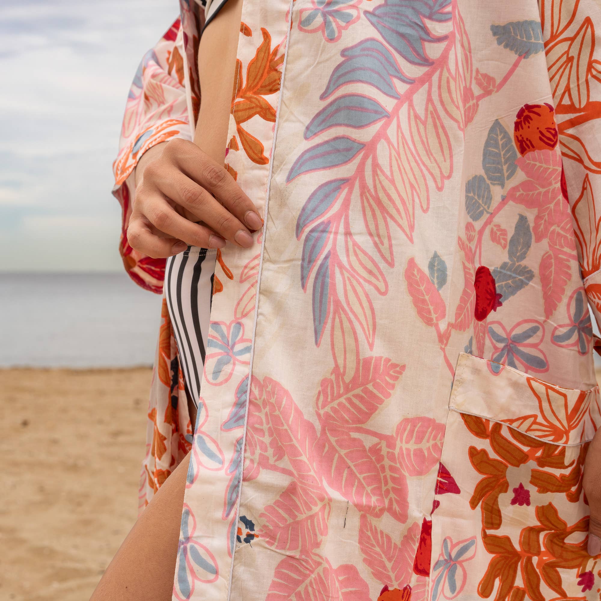 BREE' Women's Cotton Kimono Robe