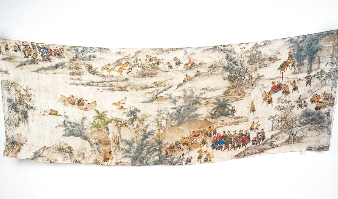 Silk Modal Scarf, long all season scarf in luxurious fabric blend, shawl and wrap, accessories for women, gifts for her, summer scarf, shawl - Beige/Grey