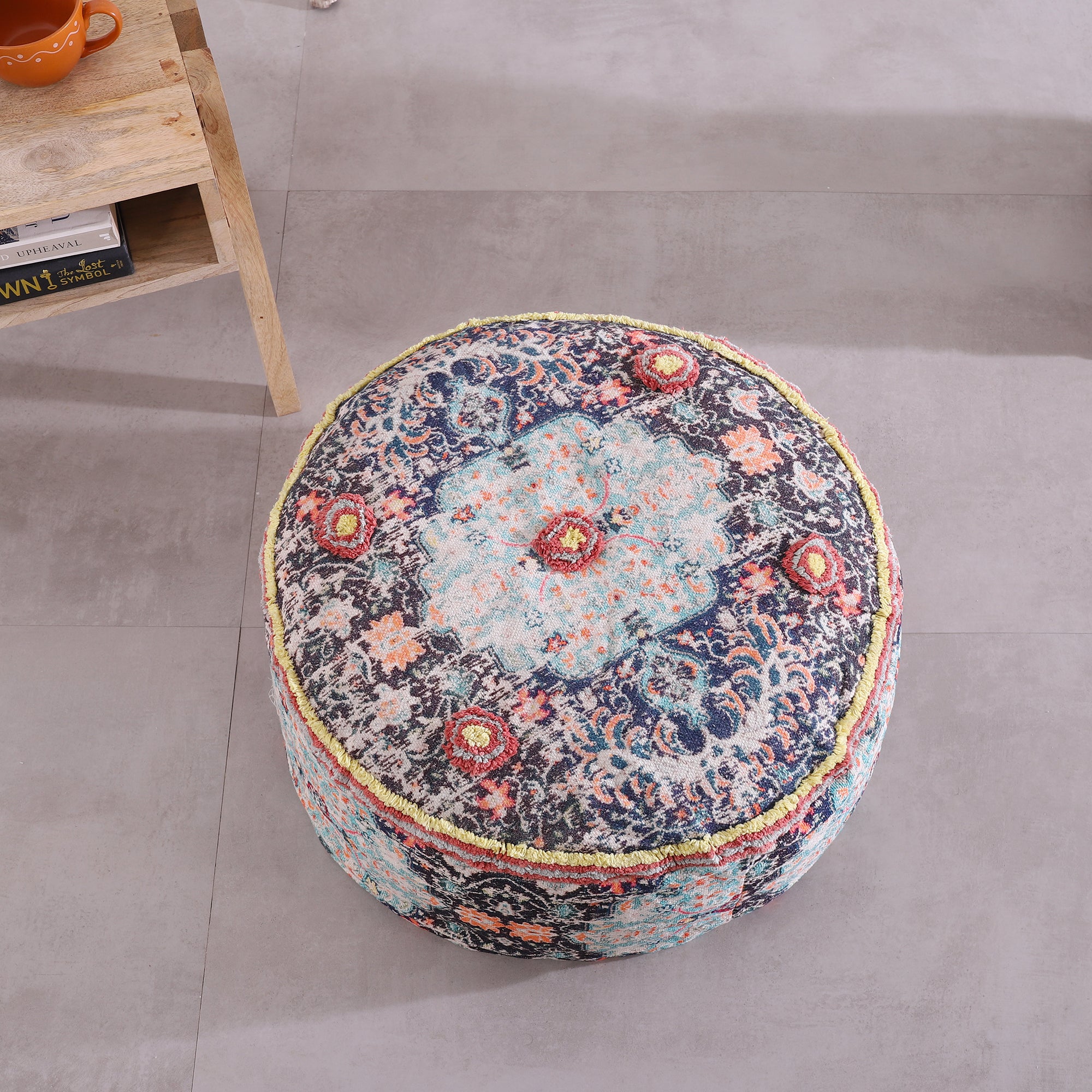 Stunning Moroccan Cushion Cover, Pouf, Beanbag, Yoga Meditation Cushion, Ottoman, Footstool, Home Decor Gift, Kilim Floor Cushion