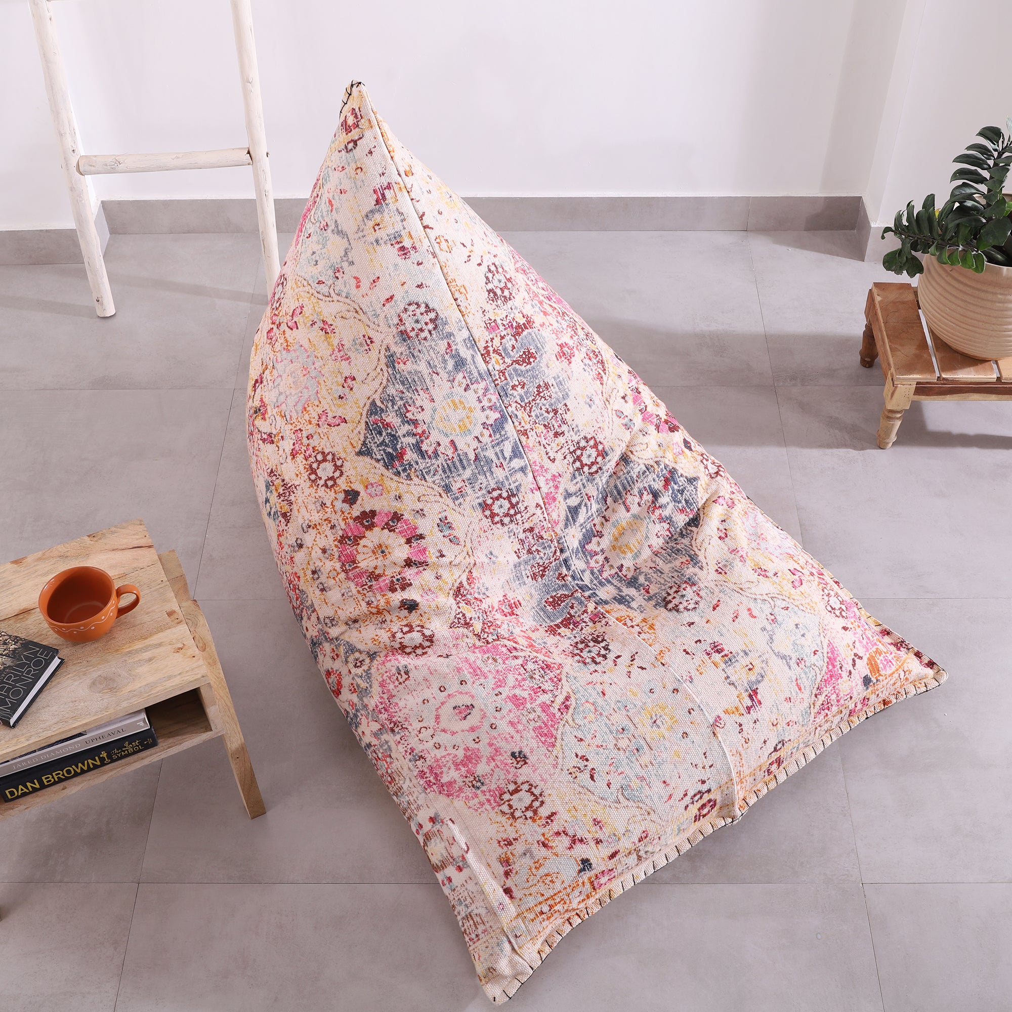 Moroccan Boho Bliss - Handmade Bean Bag Cover