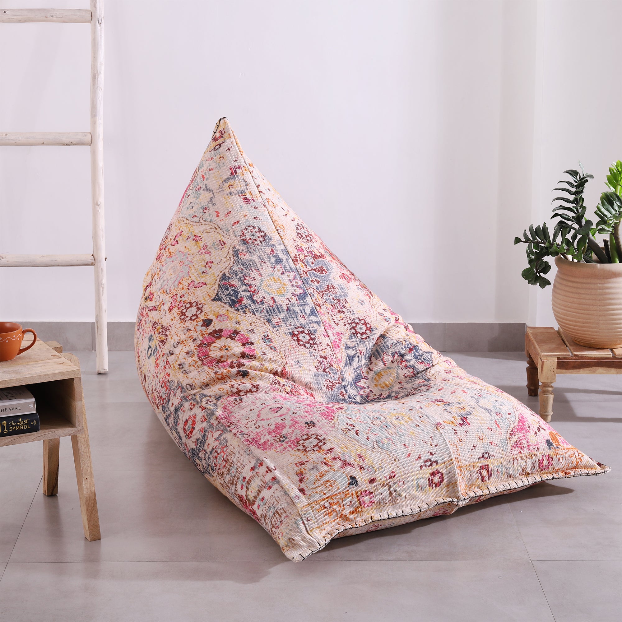 Moroccan Boho Bliss - Handmade Bean Bag Cover