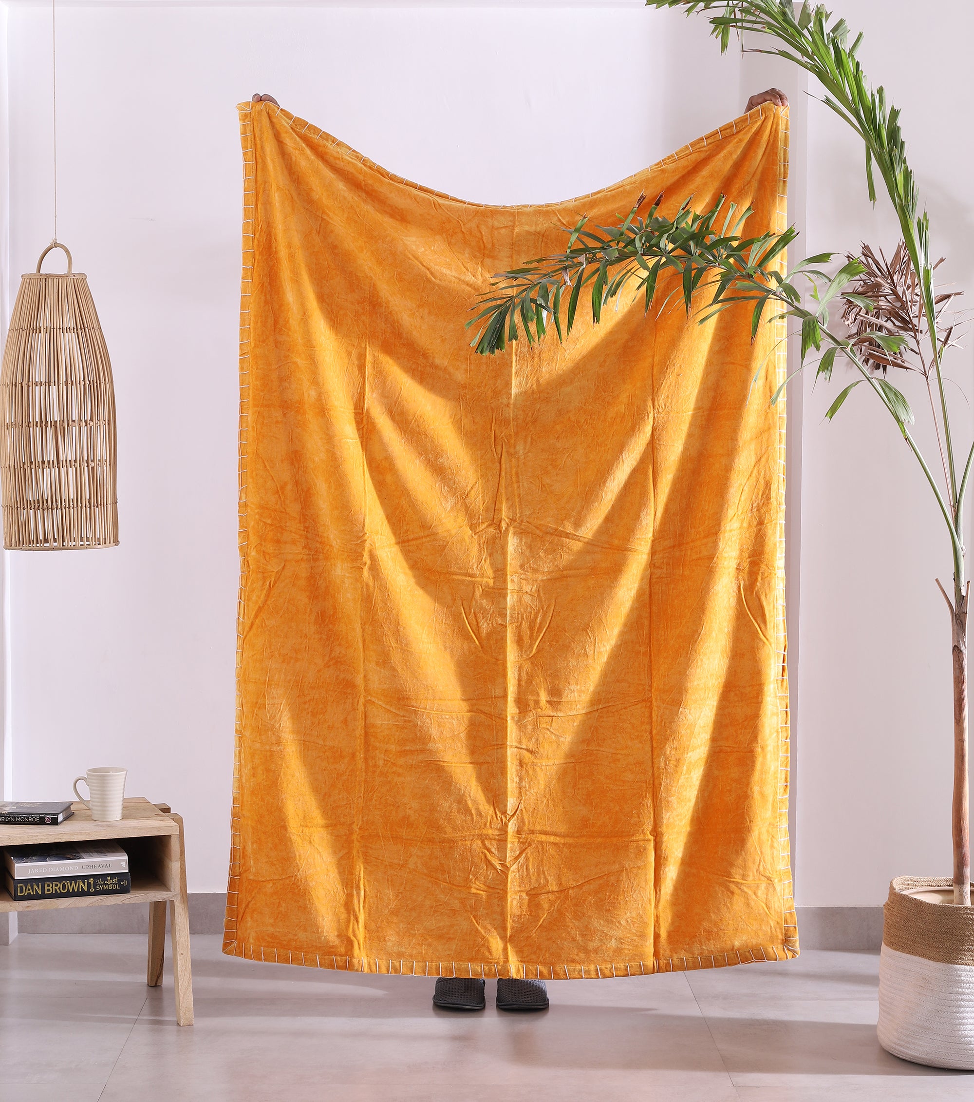 Luxury Rustic Cotton Velvet Throw Rug Blanket Quilt | Large Picnic Throw Rug | Gift Valentines Mothers Day Easter | Boho Throw | Home Décor