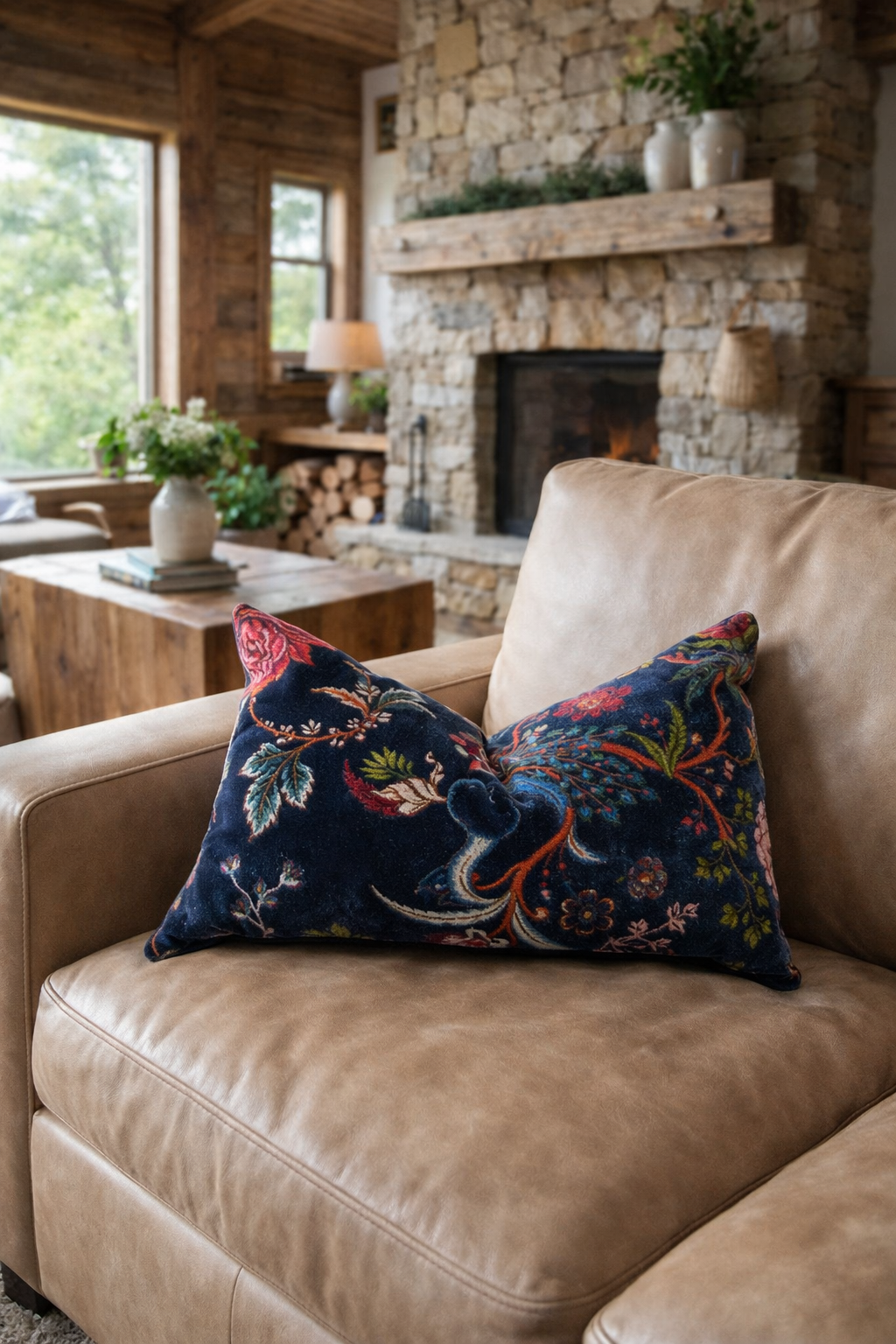 30x50cm floral lumbar cushion cover for sofa bed and chair
