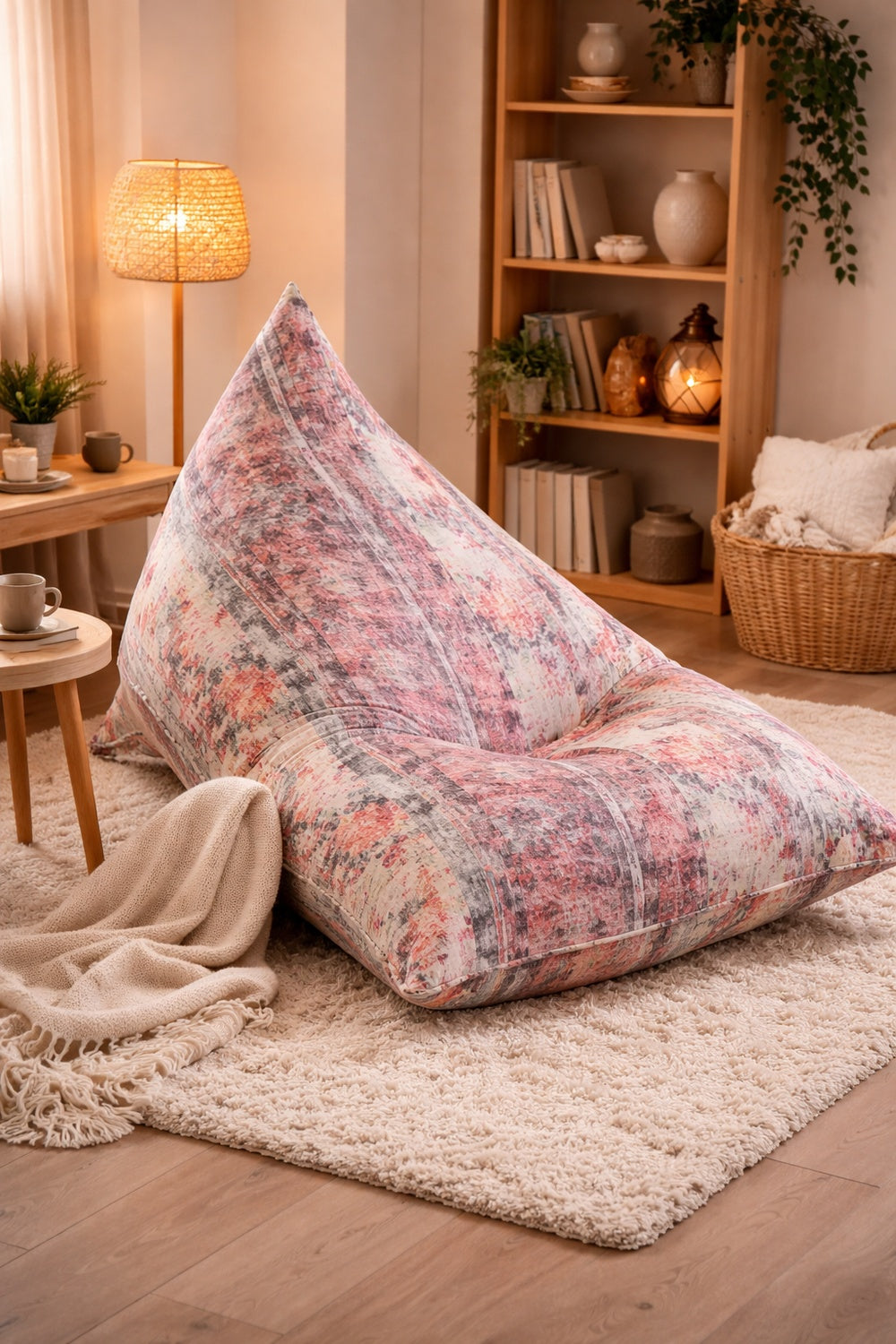 Moroccan Boho Bliss - Handmade Bean Bag Cover