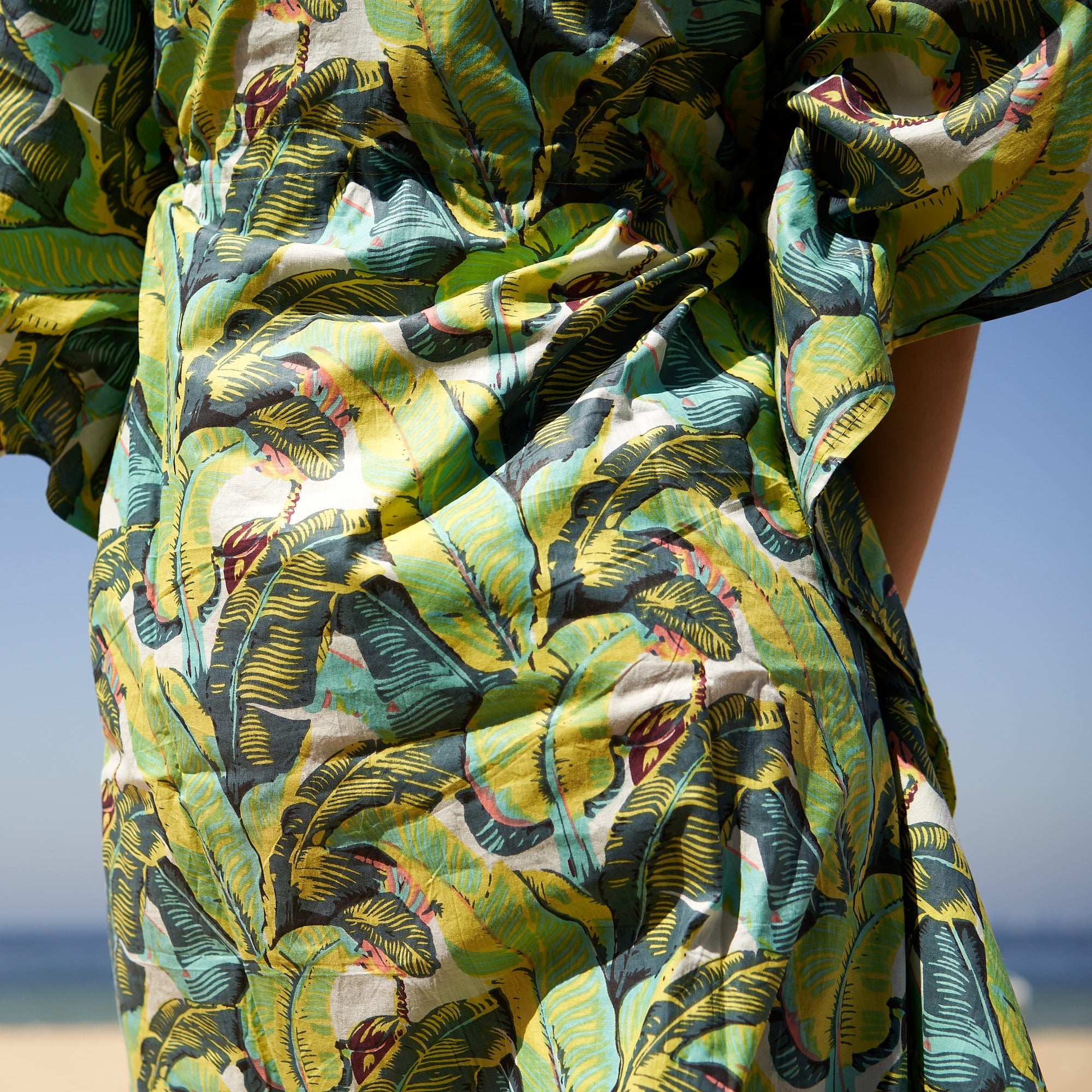 ‘Tropical Tapestry’ 100% Cotton Kaftan