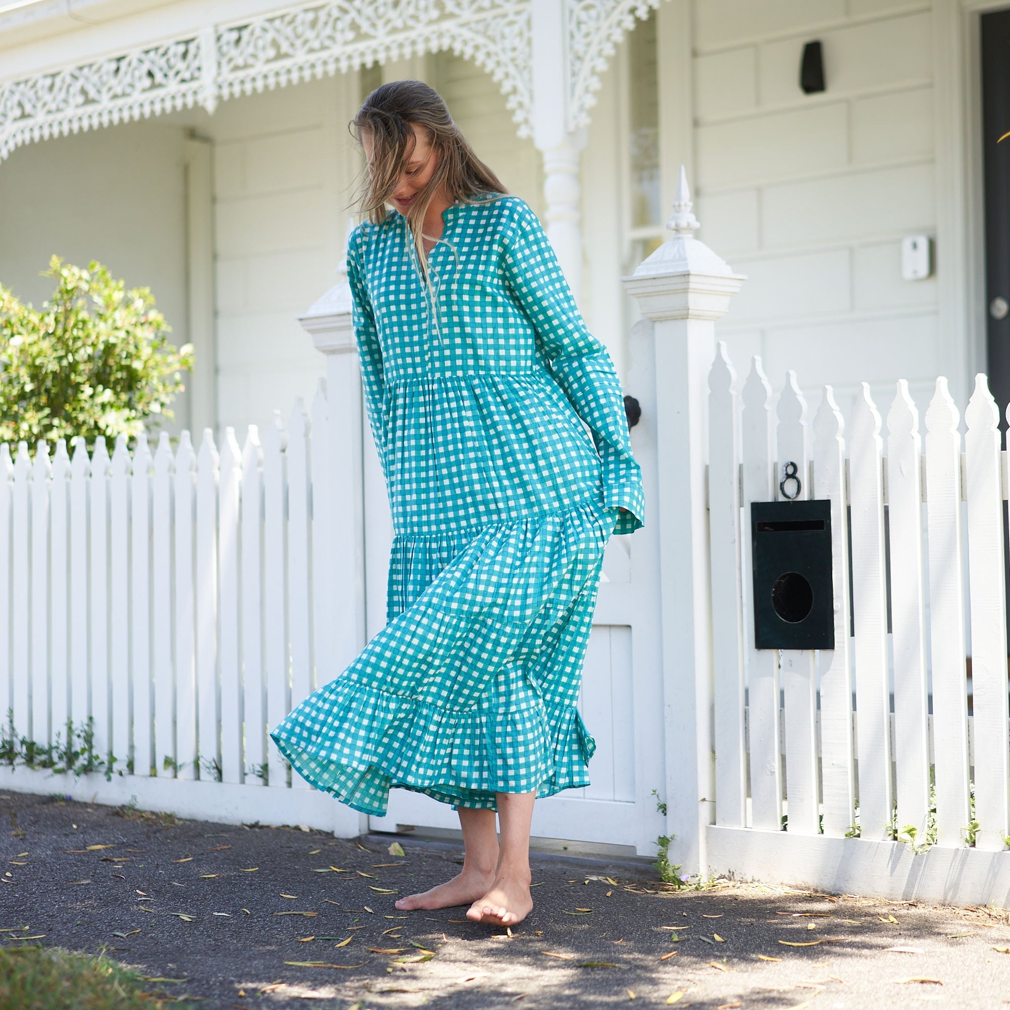 ‘Coastal Comfort’ 100% Cotton Maxi Dress