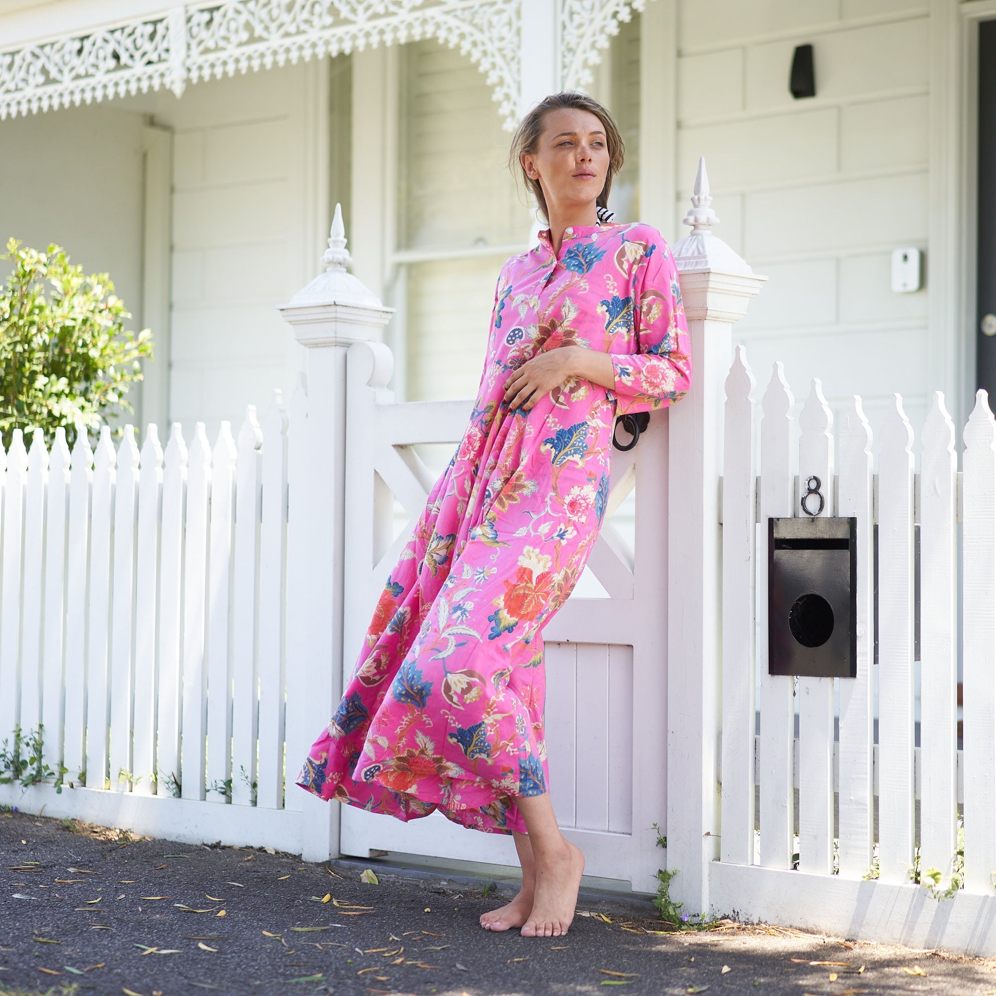 Set of 2 Umbrella ‘Beachside Beauty’ 100% Cotton Maxi Dress