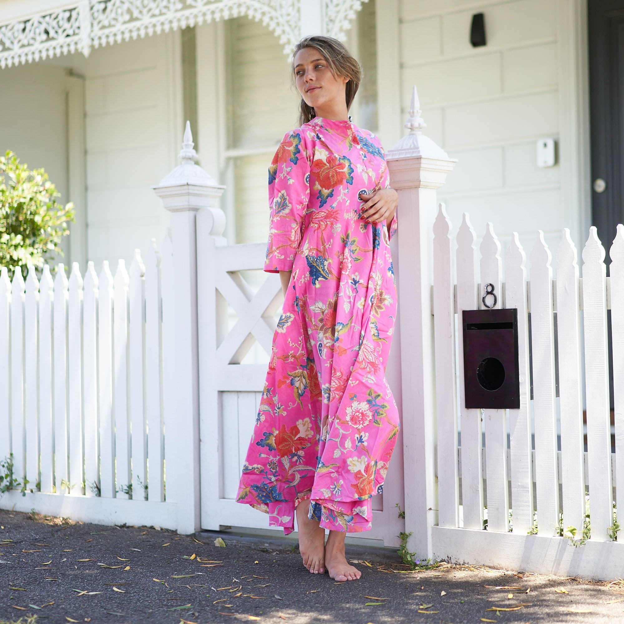 Set of 2 Umbrella ‘Beachside Beauty’ 100% Cotton Maxi Dress