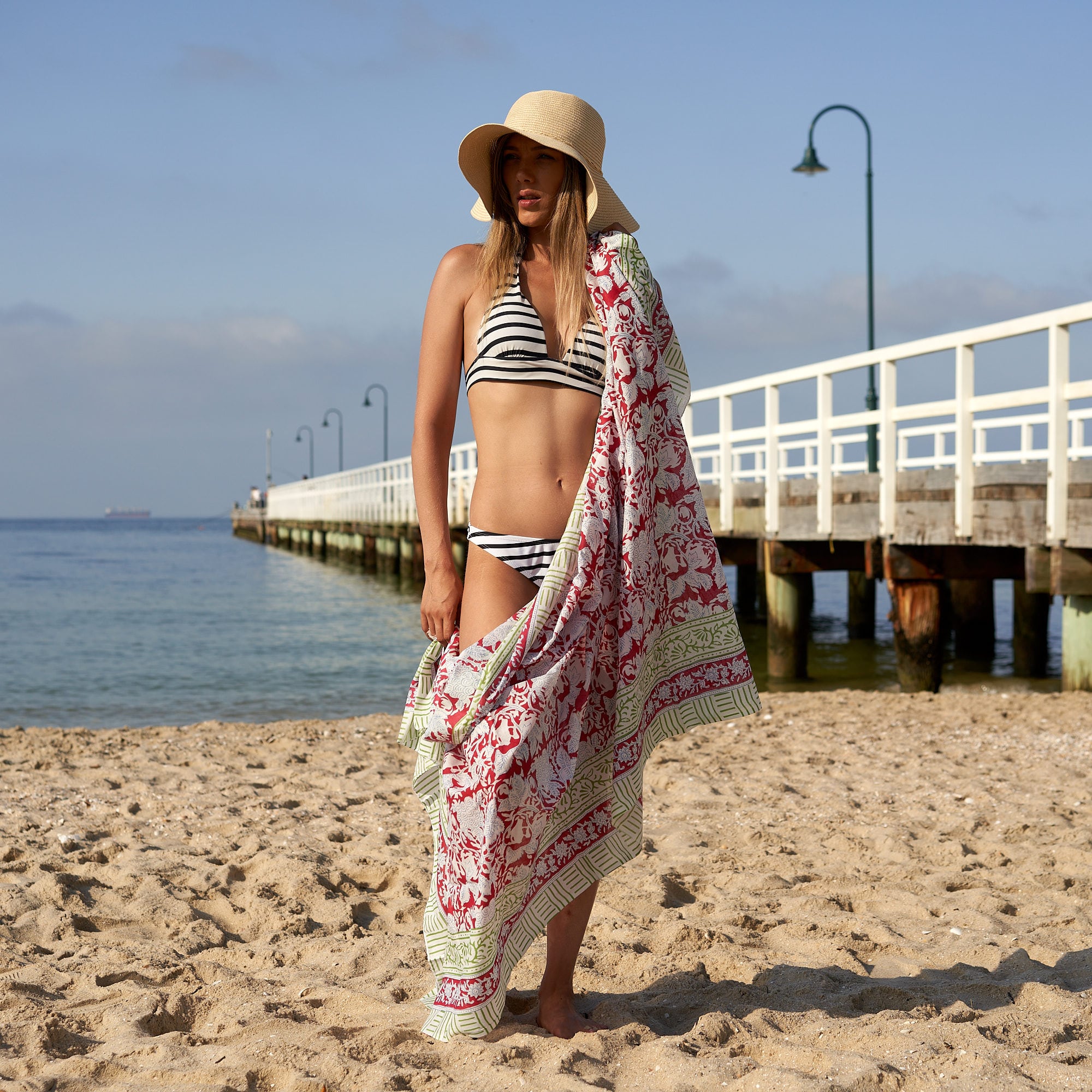 ‘Seaside Bliss’ 100% Cotton Sarong