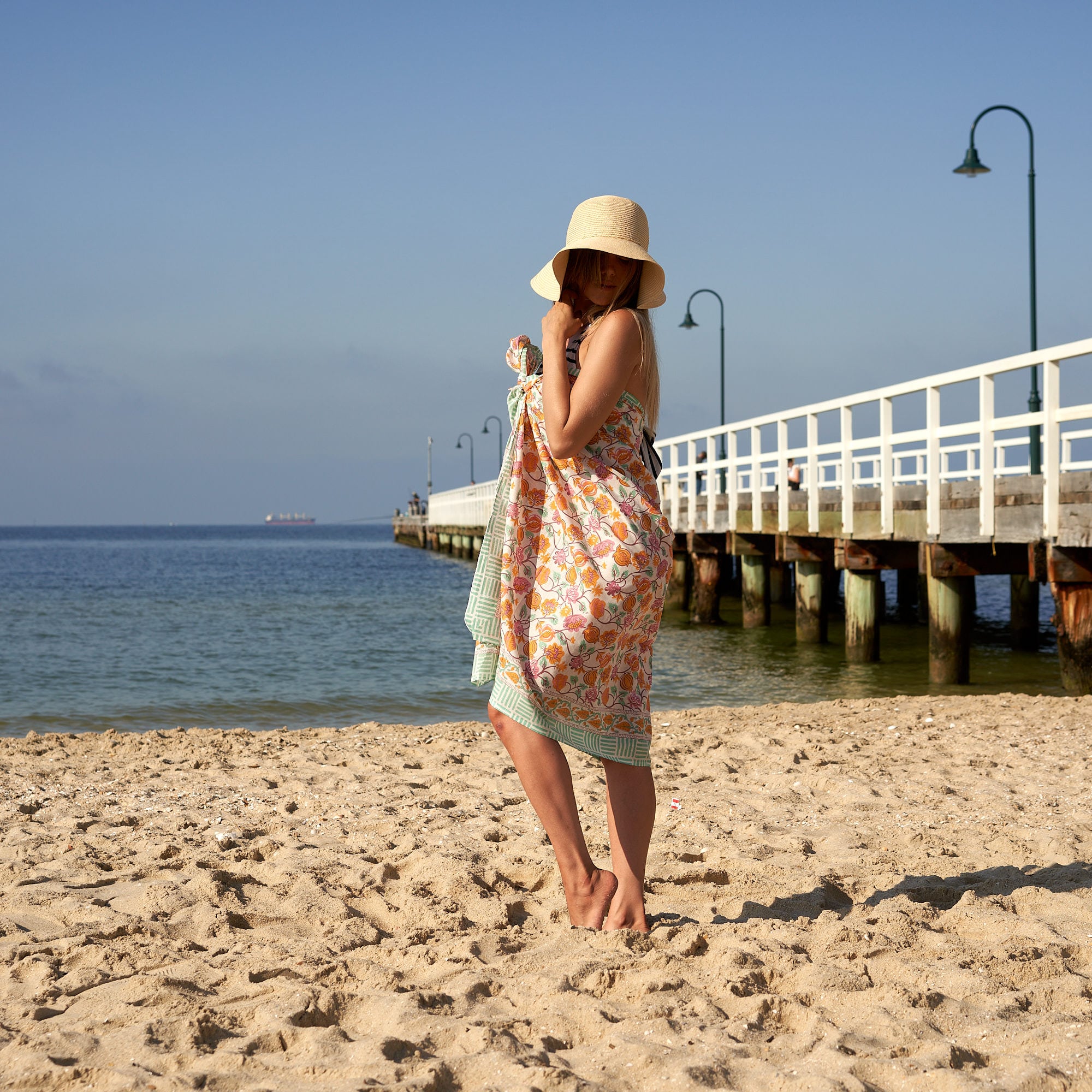 ‘Island Blossoms’ 100% Cotton Sarong