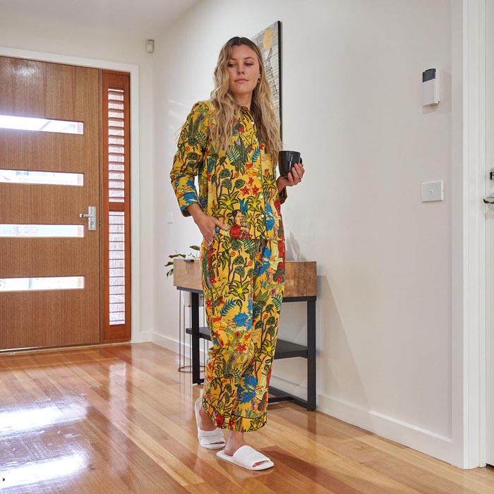 FRIDA FLORAL PJ SET, Includes 4 sizes S,M,L,XL PJs, Lounge wear, Sleepwear PJ7