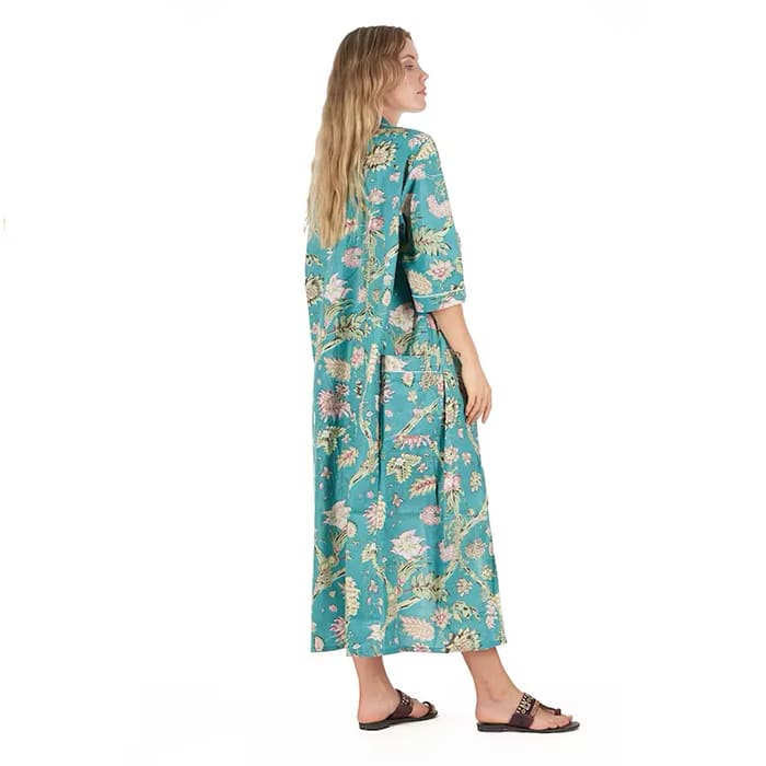 Linen Connections Frida Cotton Kimono Bathrobe Valentines Day Gift Turkish Cardigan Nightwear Dressing Gown Beach Bikini Summer CK05