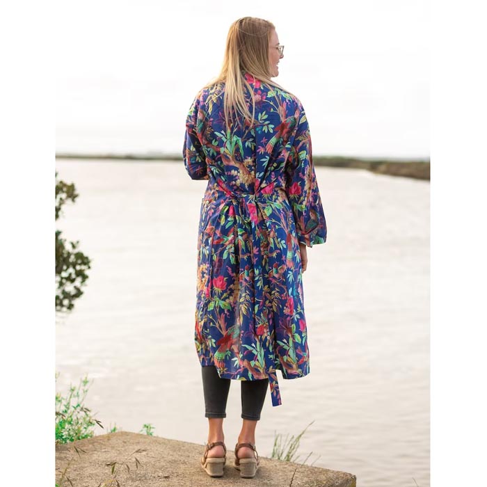 Linen Connections Frida Cotton Kimono Bathrobe Valentines Day Gift Turkish Cardigan Nightwear Dressing Gown Beach Bikini Summer CK186