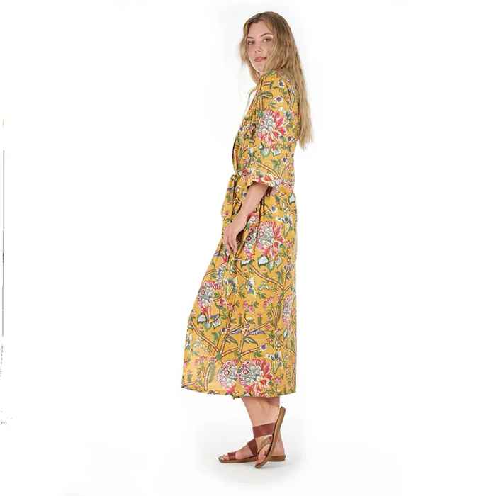 Linen Connections Frida Cotton Kimono Bathrobe Valentines Day Gift Turkish Cardigan Nightwear Dressing Gown Beach Bikini Summer CK38
