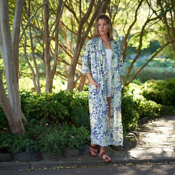 Linen Connections Frida Cotton Kimono Bathrobe Valentines Day Gift Turkish Cardigan Nightwear Dressing Gown Beach Bikini Summer CK94