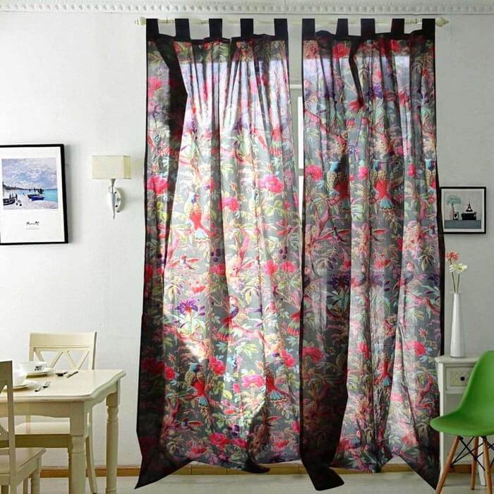 Frida Kahlo boho curtains FKCK000131