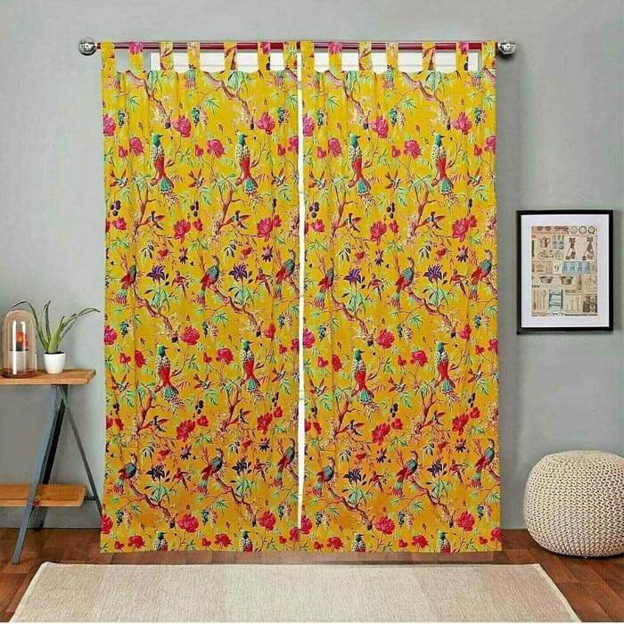 Frida Kahlo boho curtains FKCK000133