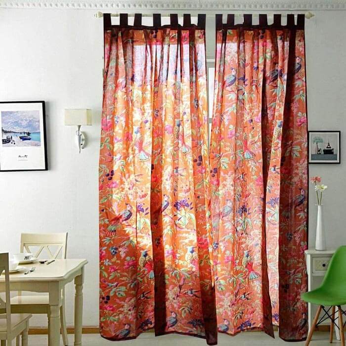 Frida Kahlo boho curtains FKCK000134