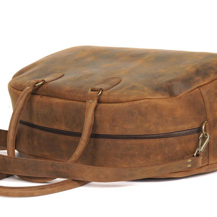 GENUINE LEATHER DUFFLE BAG DENVER