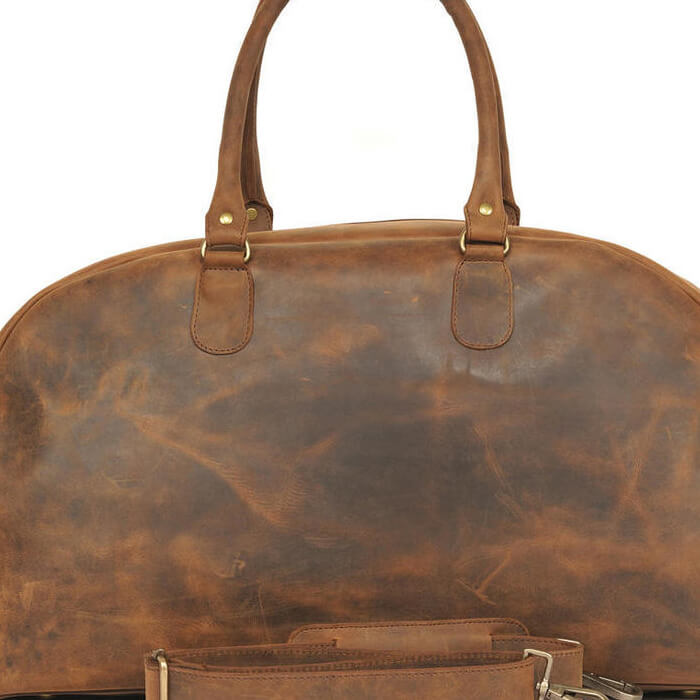 GENUINE LEATHER DUFFLE BAG DENVER