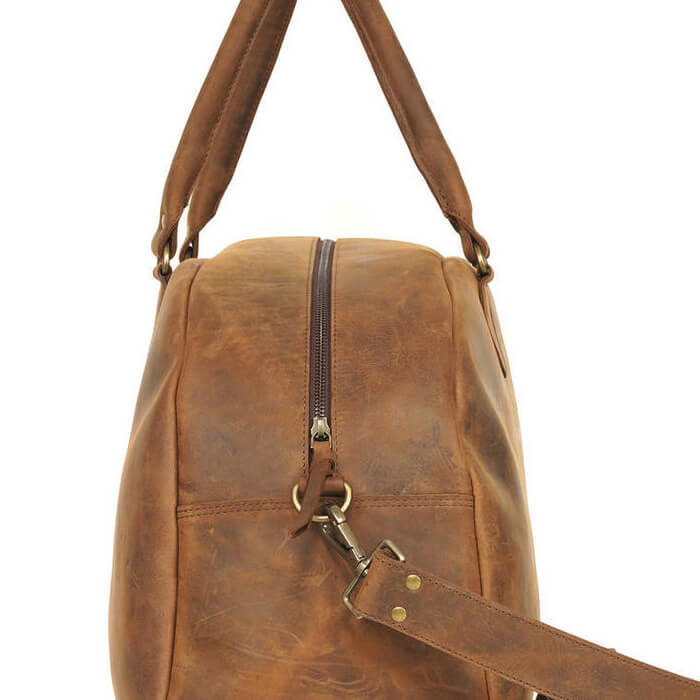 GENUINE LEATHER DUFFLE BAG DENVER