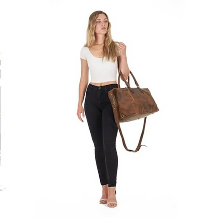 GENUINE LEATHER DUFFLE DAKOTA