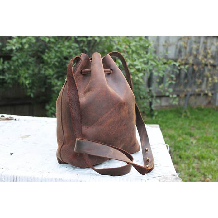 Genuine Tan Leather Crossbody Bag Small Leather Purse Minimalist Bag Modern Leather Wristlet Clutch Bag Crossbody Leather Tote Gift Bag