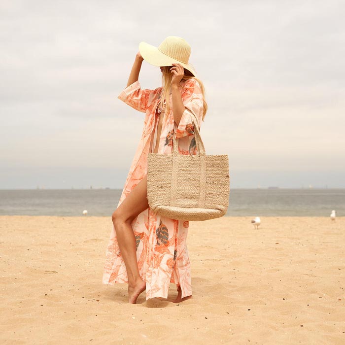Hand Woven Rattan Jute Bali Tote Shopping Bag Bohemian Eclectic Boho Global Style Cane Bag Purse Rattan Wicker JB03