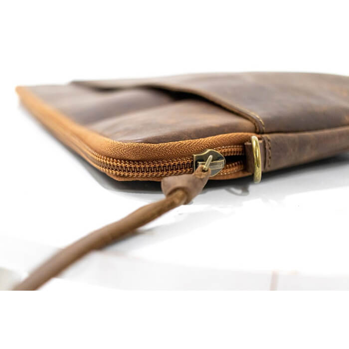 Handmade Genuine Leather macbook sleeve case for 12 13 15 inch macbook / Fathers day Gift for him macbook air 13 15 inch sleeve case
