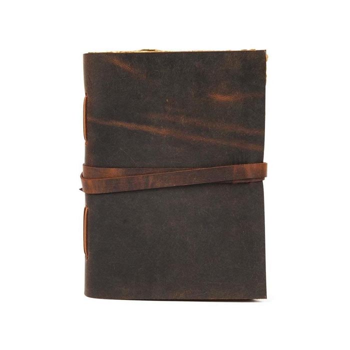 Leather Journal Handmade Note Sketch Book Diary FKCK00042