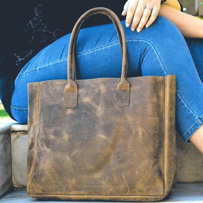 Leather Tote Bag