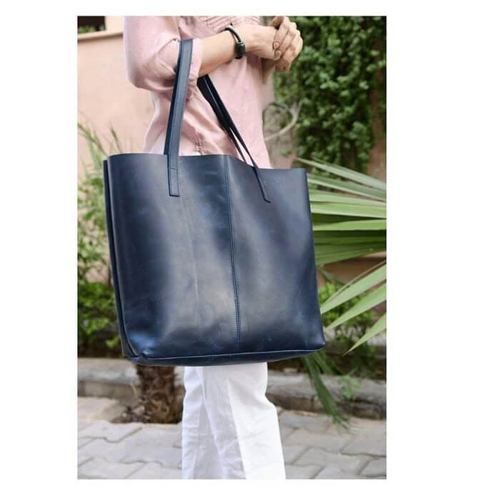 Leather Tote Bag