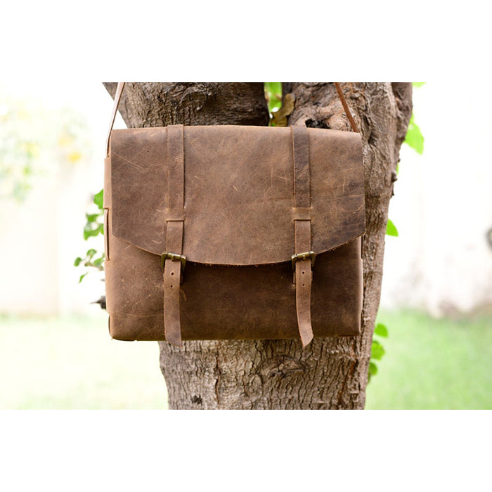 Men's Genuine Leather Bag, Fathers day, Gift for Him, Genuine Leather Bag, Men's Bag, Men's Shoulder Bag, Men's accessories