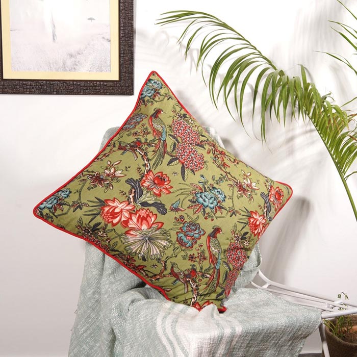 Mexican Painter Pillow Case, Frida Floral Decorative Cushion, Mexican Painter Art Garden Country Mexico Muertes Cushion Cover CC17