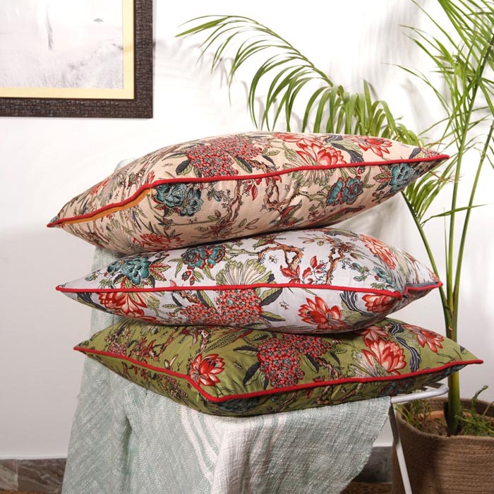 Mexican Painter Pillow Case, Frida Floral Decorative Cushion, Mexican Painter Art Garden Country Mexico Muertes Cushion Cover CC18