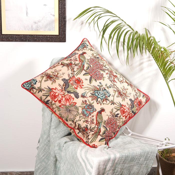 Mexican Painter Pillow Case, Frida Floral Decorative Cushion, Mexican Painter Art Garden Country Mexico Muertes Cushion Cover CC21