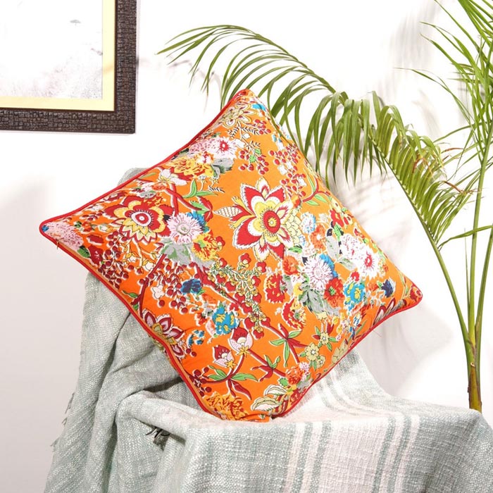 Mexican Painter Pillow Case, Frida Floral Decorative Cushion, Mexican Painter Art Garden Country Mexico Muertes Cushion Cover CC24