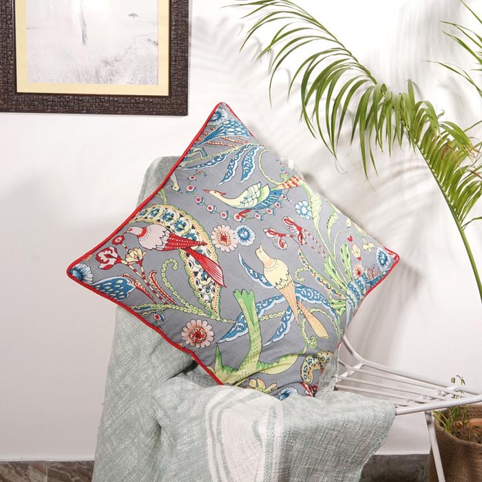 Mexican Painter Pillow Case, Frida Floral Decorative Cushion, Mexican Painter Art Garden Country Mexico Muertes Cushion Cover CC33